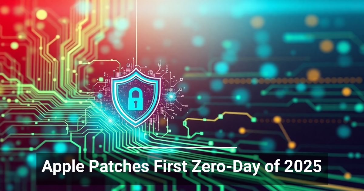 Apple Patches First Zero-Day of 2025